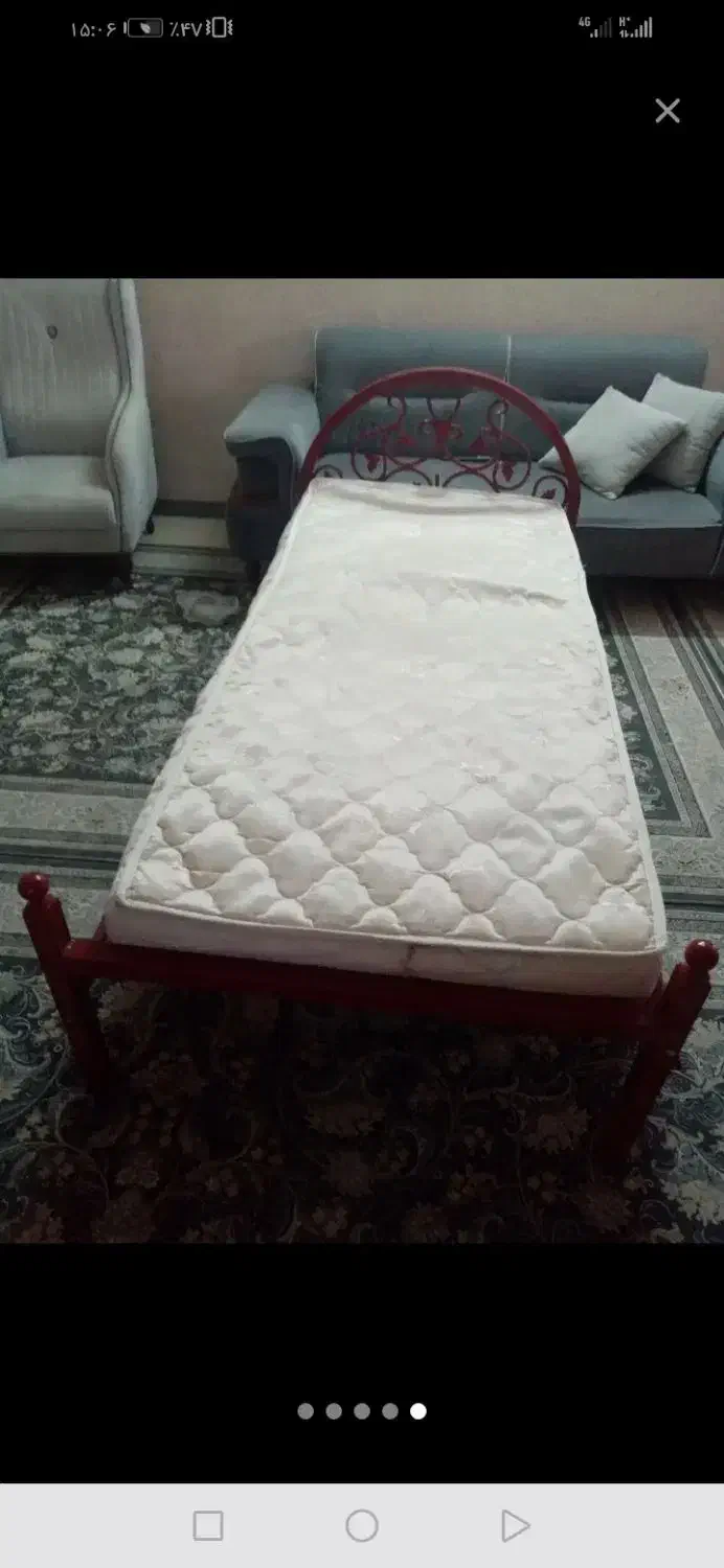 تخت خواب فلزی|تخت و سرویس خواب|محمدشهر, ولدآباد|دیوار