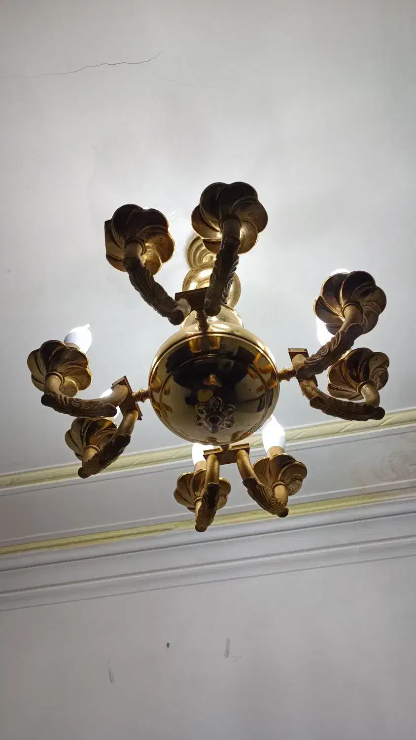 لوستر برنز|لوستر و چراغ آویز|اردبیل, |دیوار