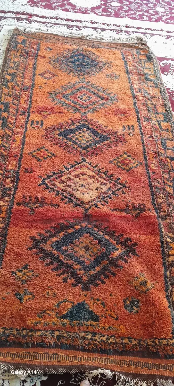 قالی ۸۰ ساله عتیقه|فرش|اهواز, زندوکیلی|دیوار