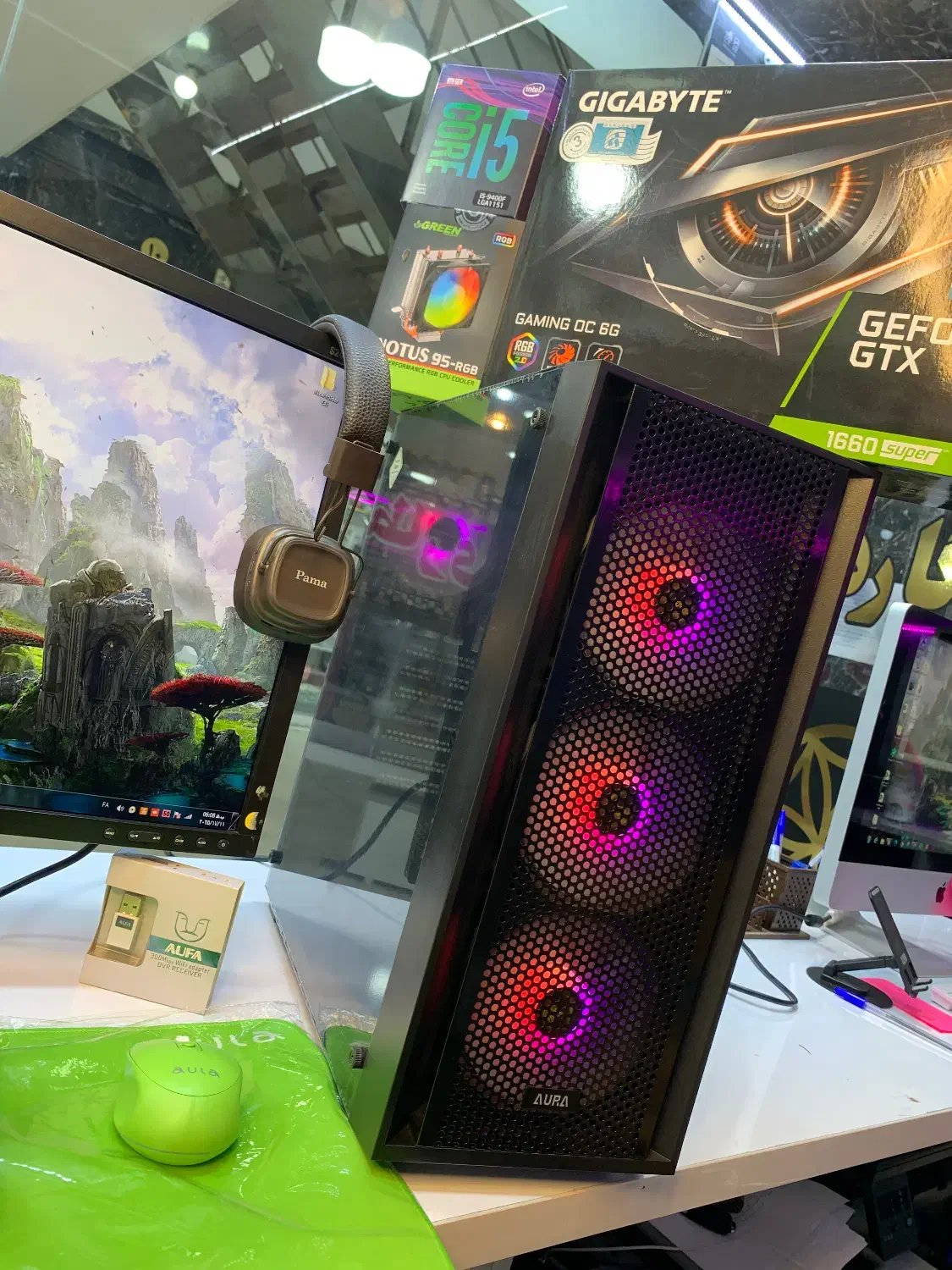 کامپیوتر کامل کیس و مانیتور و وسایلش|رایانه رومیزی|اهواز, گلستان|دیوار