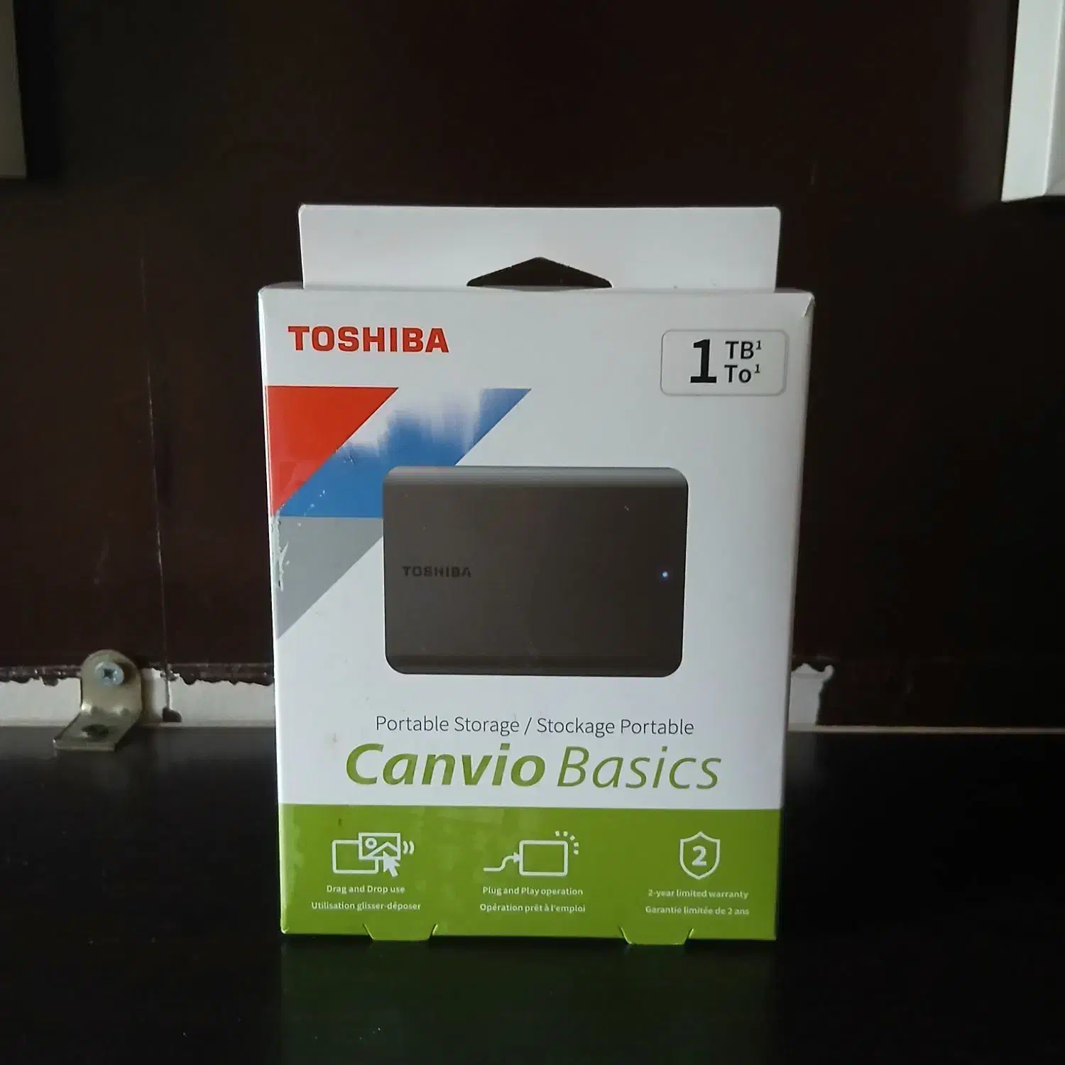 هارد اکسترنال Toshiba canvio basics 1tb|قطعات و لوازم جانبی رایانه|رشت, حاجی آباد|دیوار
