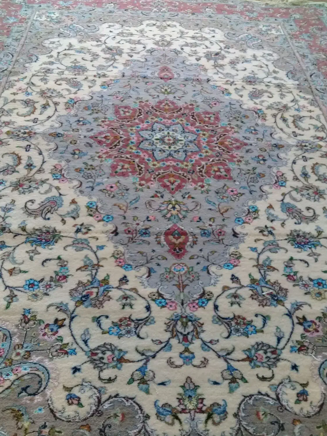 فرش دستباف|فرش|کاشان, فین کوچک|دیوار