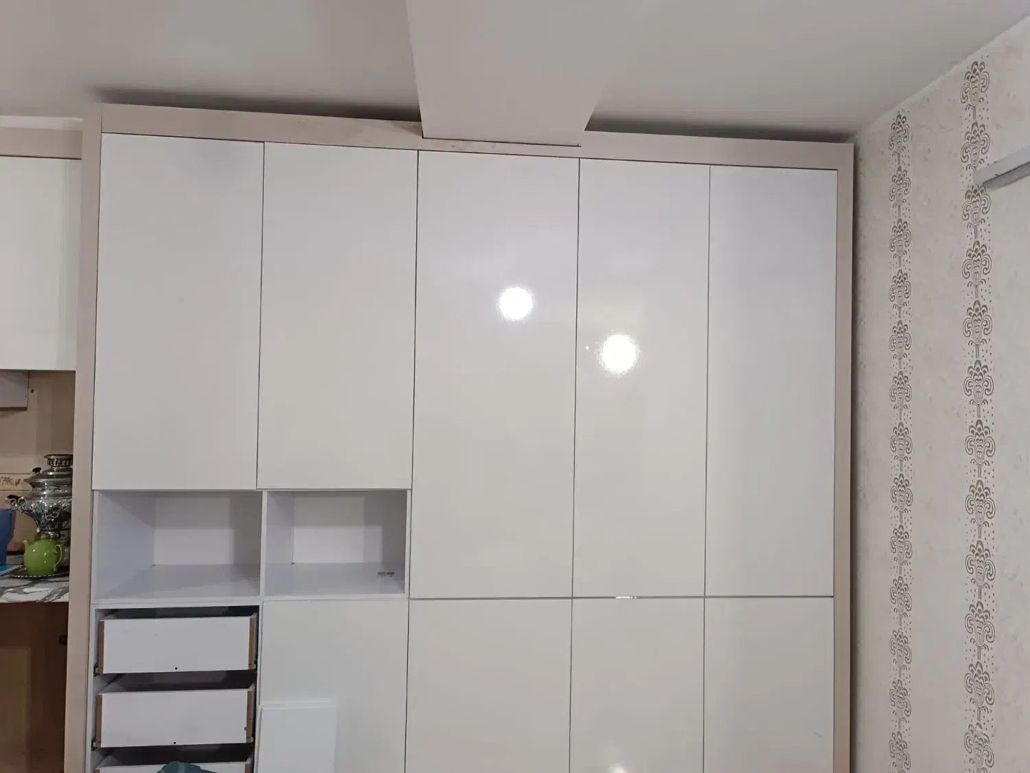 طراحی و ساخت کابینت و کمد دیواری|جاکفشی، کمد، دراور|سمنان, |دیوار