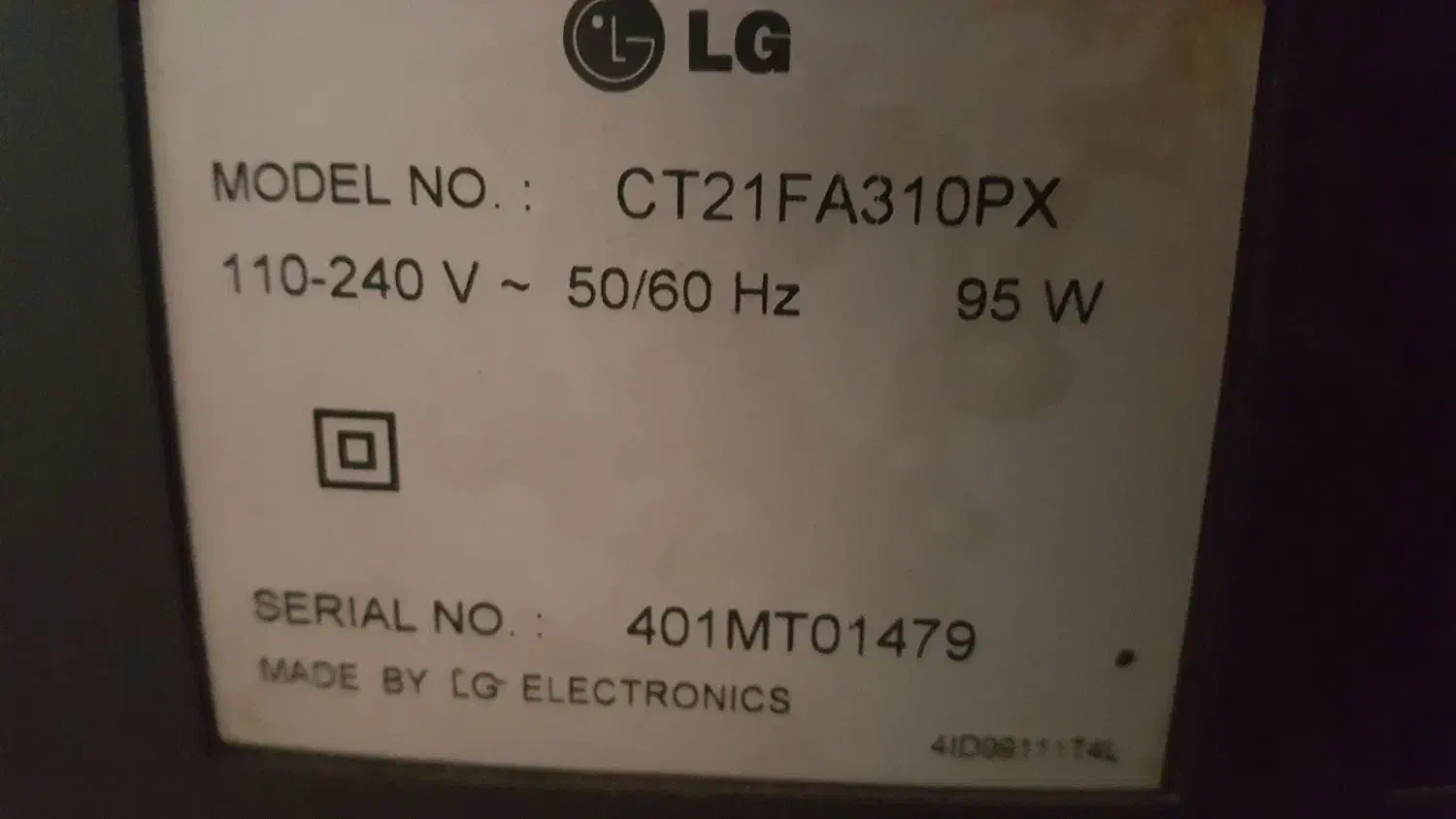 تلویزیون و میز تلویزیون ال جی 21 اینچ اصل|تلویزیون و پروژکتور|ارومیه, |دیوار