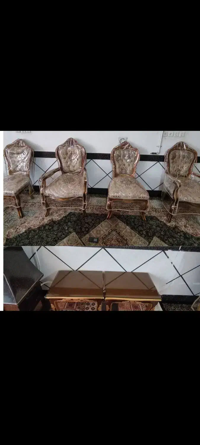 مبل سلطنتی|مبلمان خانگی و میز عسلی|کازرون, |دیوار