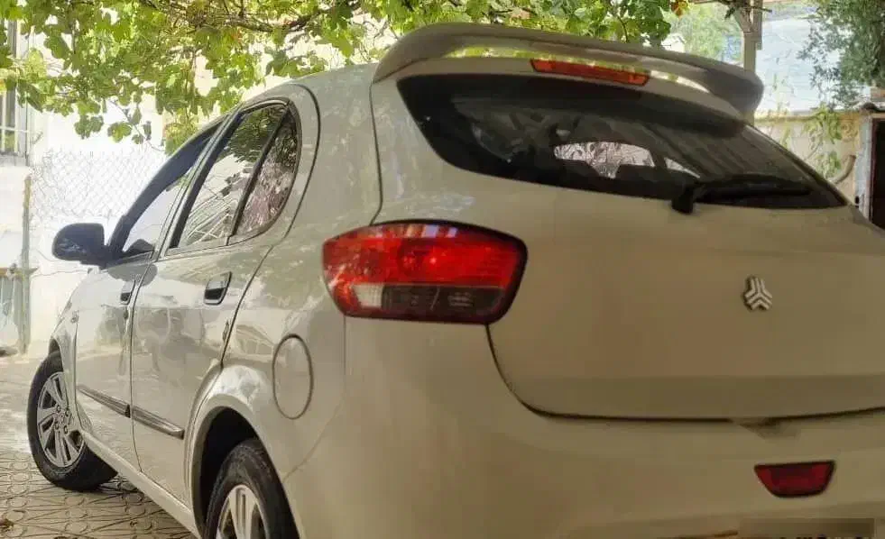 تیبا2 سفید مدل 1396|خودرو سواری و وانت|کرمانشاه, |دیوار