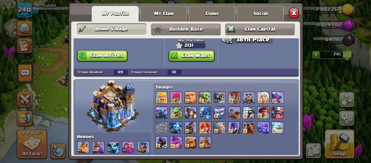 فروش اکانت کلش|کنسول، بازی ویدئویی و آنلاین|علی‌آباد کتول, |دیوار