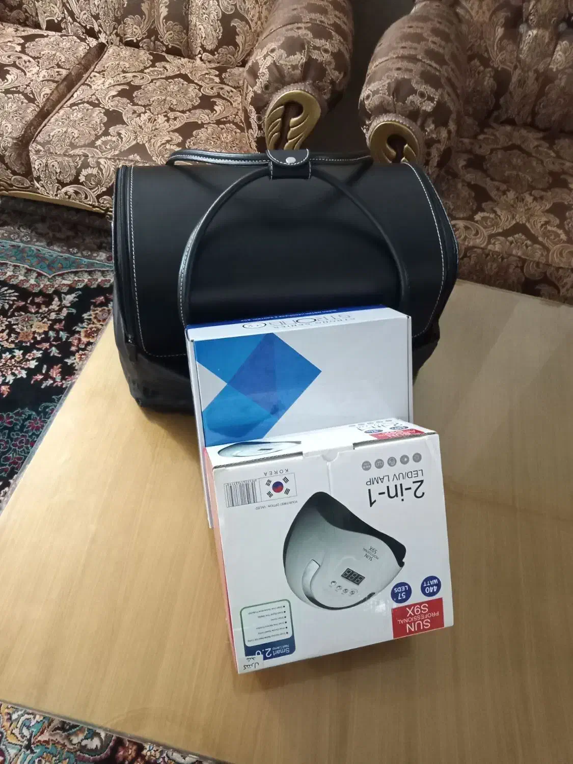 لوازم کاشت ناخن به همراه میزکار و کیف|آرایشی، بهداشتی، درمانی|بجنورد, |دیوار