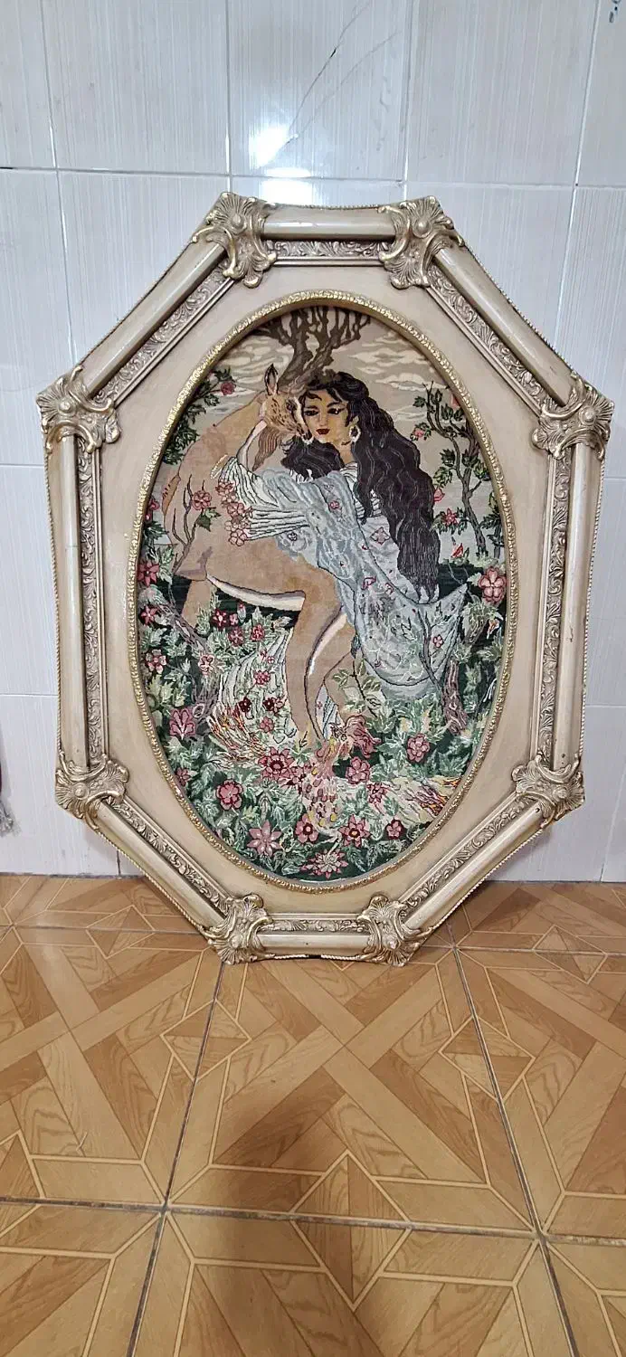 تابلو فرش تبریز بوسه اهو|فرش|تهران, منیریه|دیوار