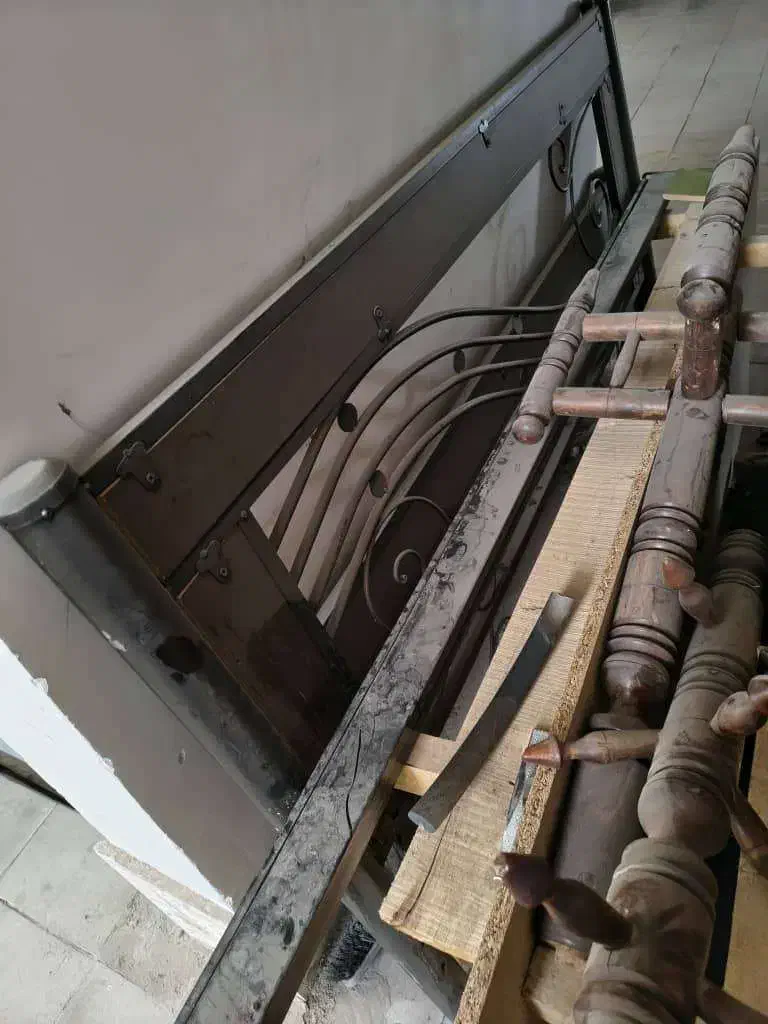 تختخواب دو نفره به همراه تشک|تخت و سرویس خواب|رفسنجان, |دیوار