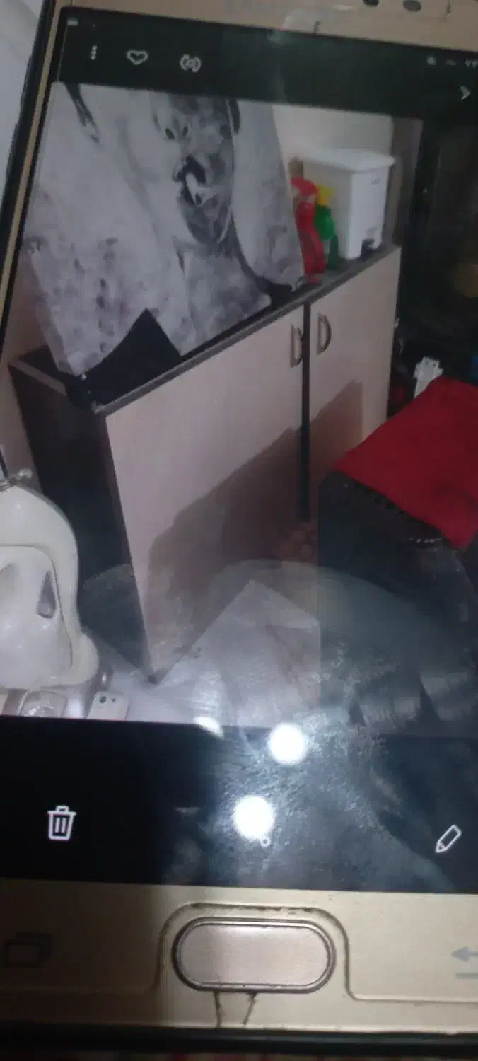 سه تیکه کمدفلزی وکابینت ام دی اف ....|جاکفشی، کمد، دراور|بندر انزلی, چهارفریضه|دیوار