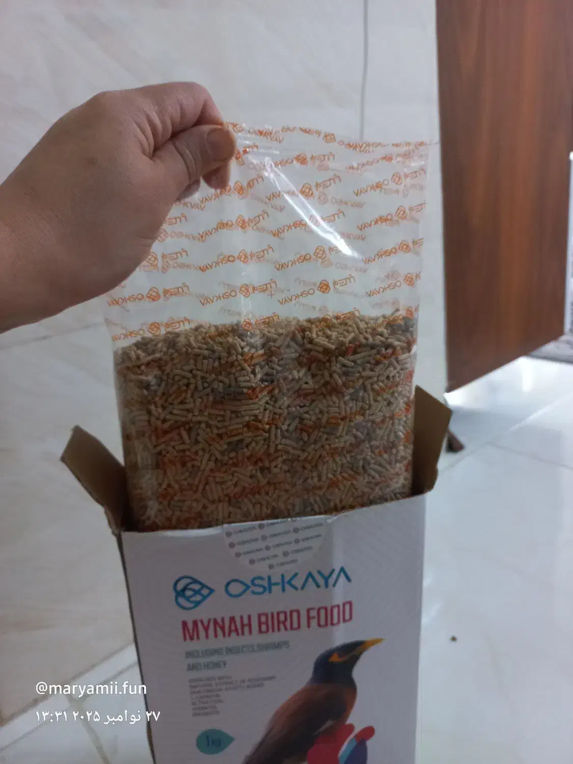 غذای مرغ مینا|لوازم جانبی حیوانات|بهشهر, |دیوار