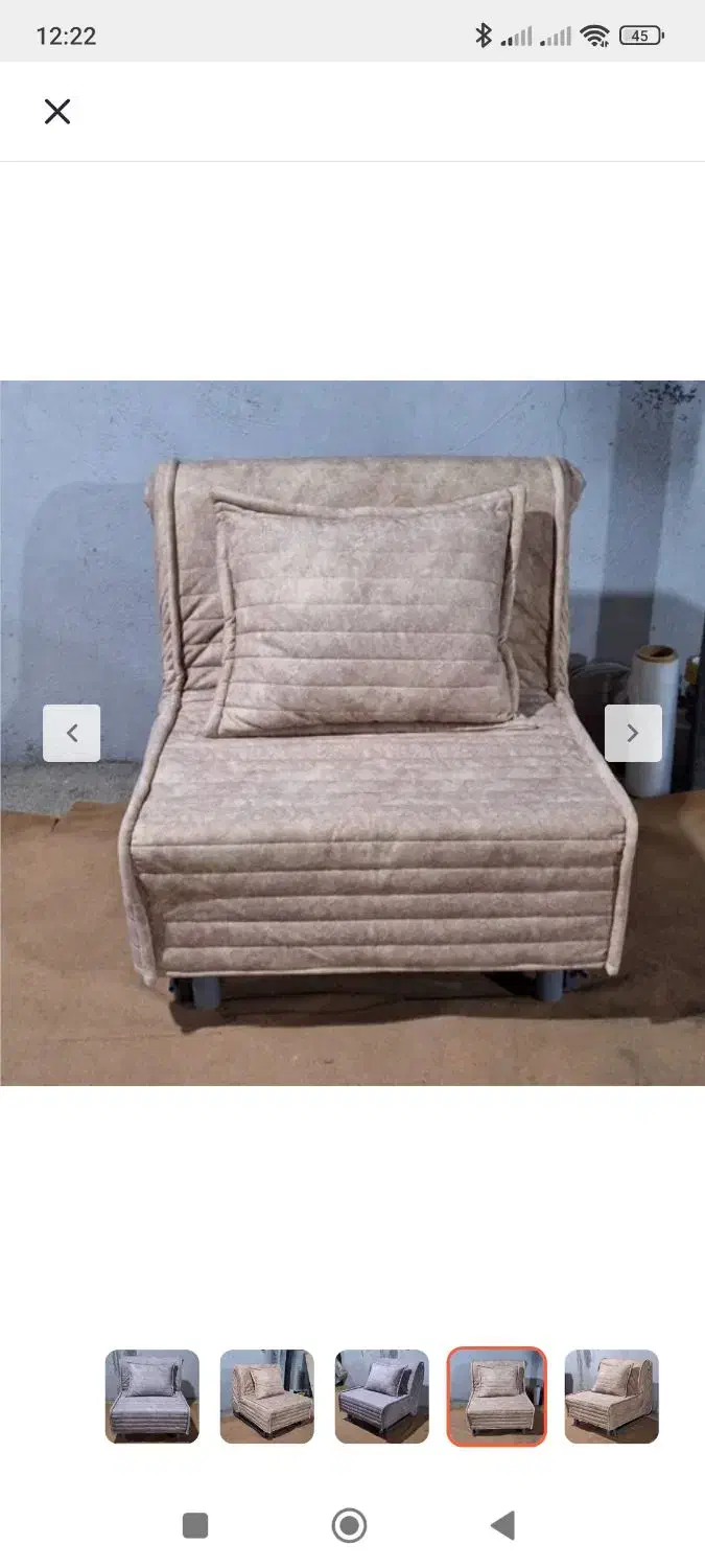 مبل تخت خواب شو یک نفره|مبلمان خانگی و میز عسلی|قم, شاه ابراهیم|دیوار