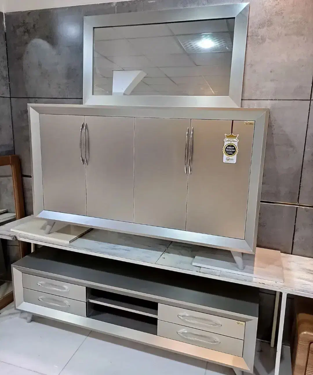 آیینه و کنسول-میز تی وی،نقد+اقساط،کد۱۰۲۰|بوفه، ویترین، کنسول|همدان, |دیوار