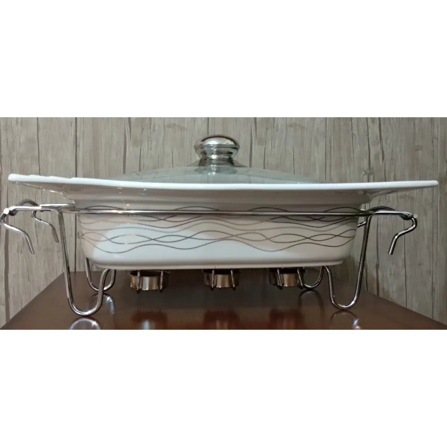 ظرف سوفله خوری ۳ وارمر دار سرامیکی جهیزیه صدرا|ظروف سرو و پذیرایی|شیراز, شهرک گلستان|دیوار