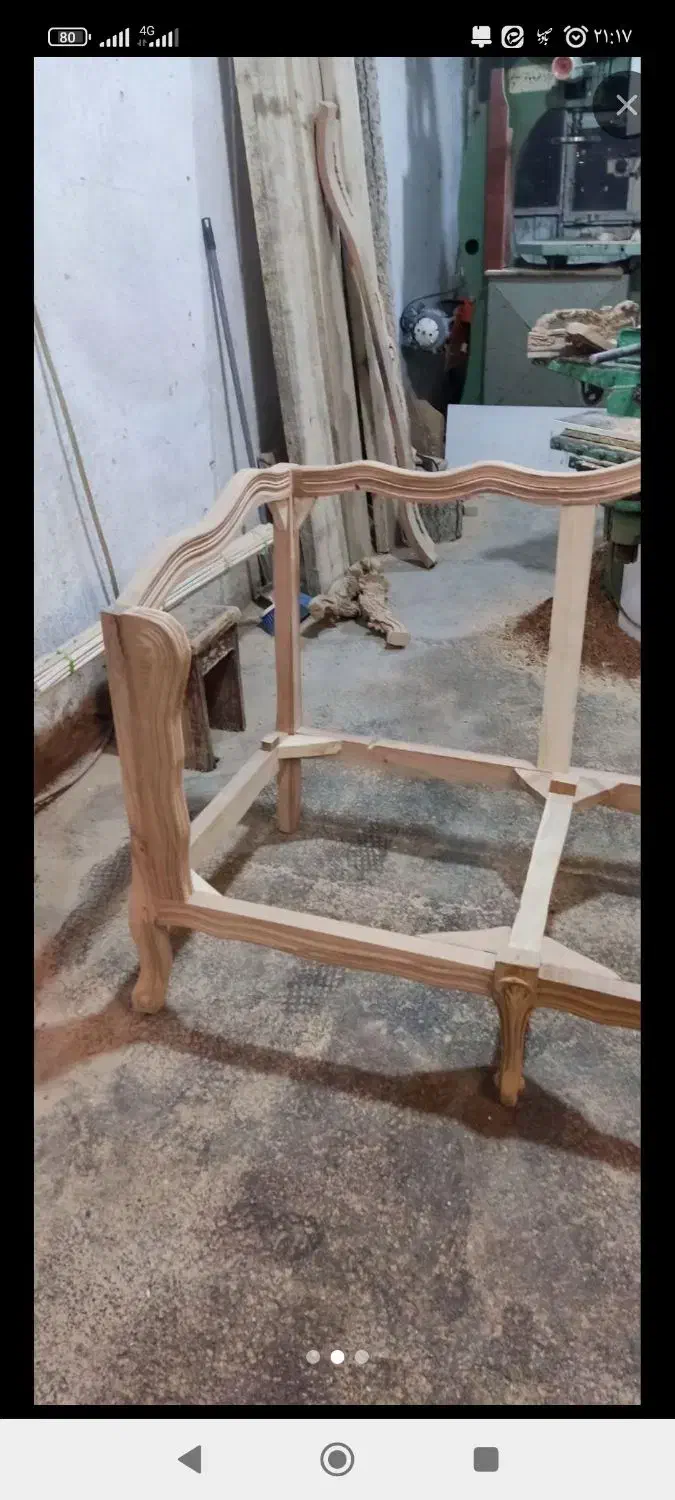 سه عدد کاناپه  مدل گوش دار چوب تمام راش|مبلمان خانگی و میز عسلی|ملایر, |دیوار