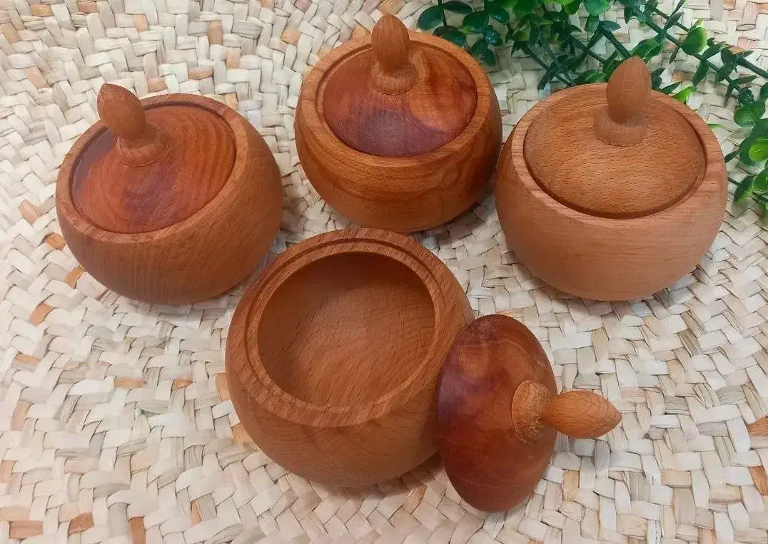 قندان چوبی|ظروف سرو و پذیرایی|بافق, |دیوار