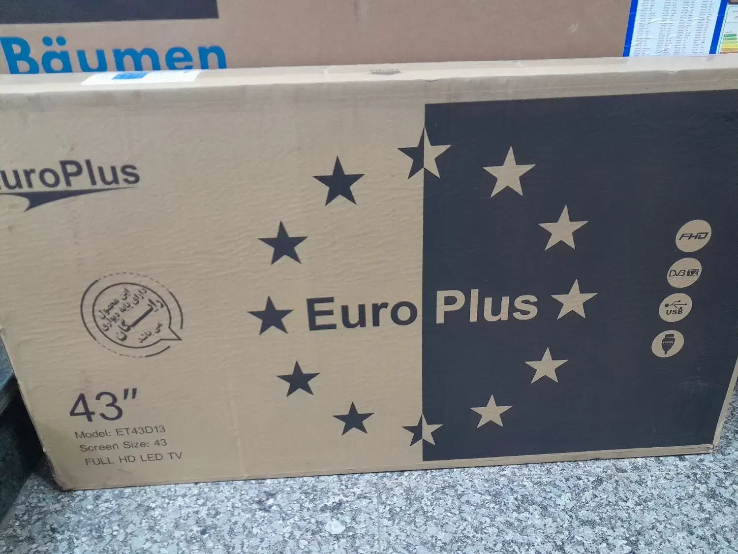 تلویزیون43اینچ یورو پلاس|تلویزیون و پروژکتور|سنقر, |دیوار