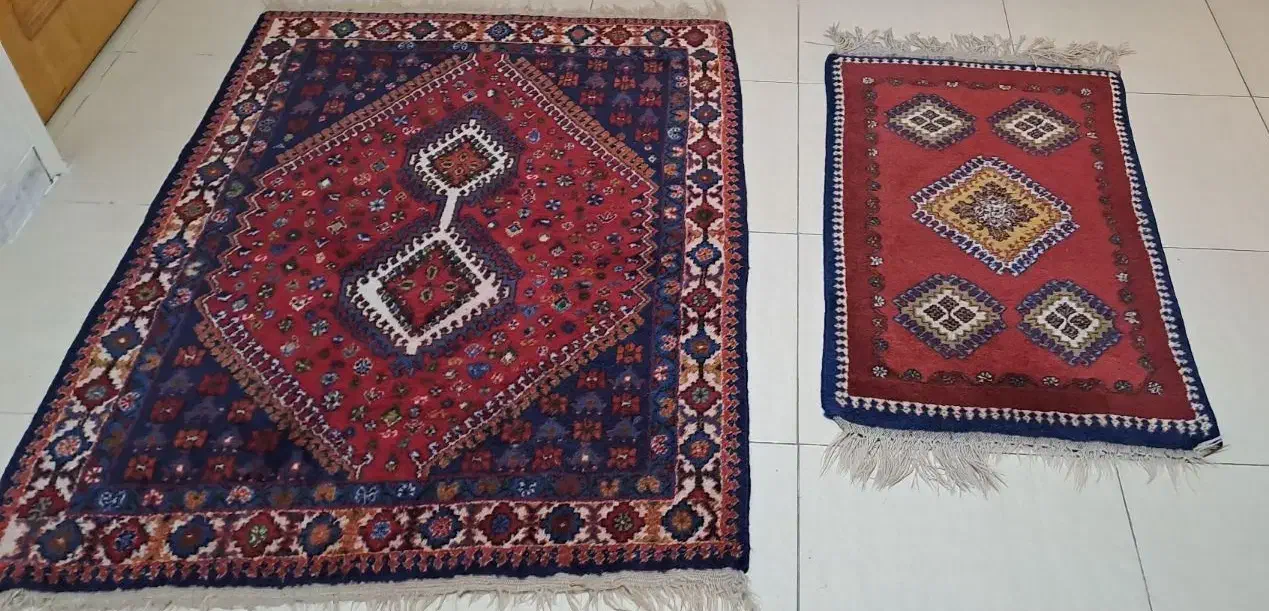 قالیچه و پادری دستباف بختیاری|فرش|اصفهان, فیض|دیوار