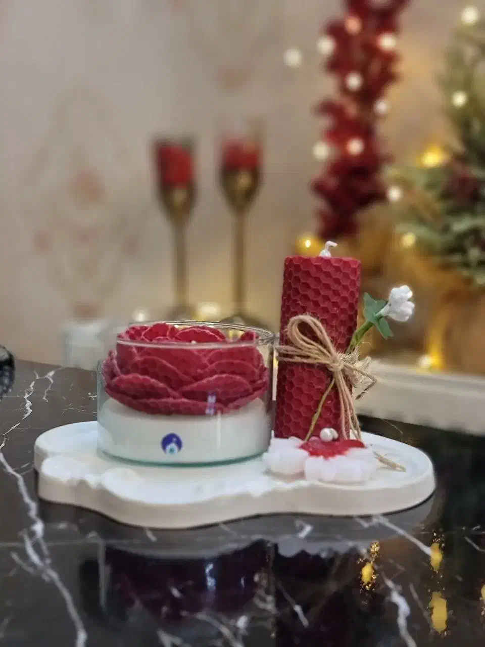 شمعهای دستساز مناسب دکور و هدیه|صنایع دستی و سایر لوازم تزئینی|سلمانشهر, |دیوار