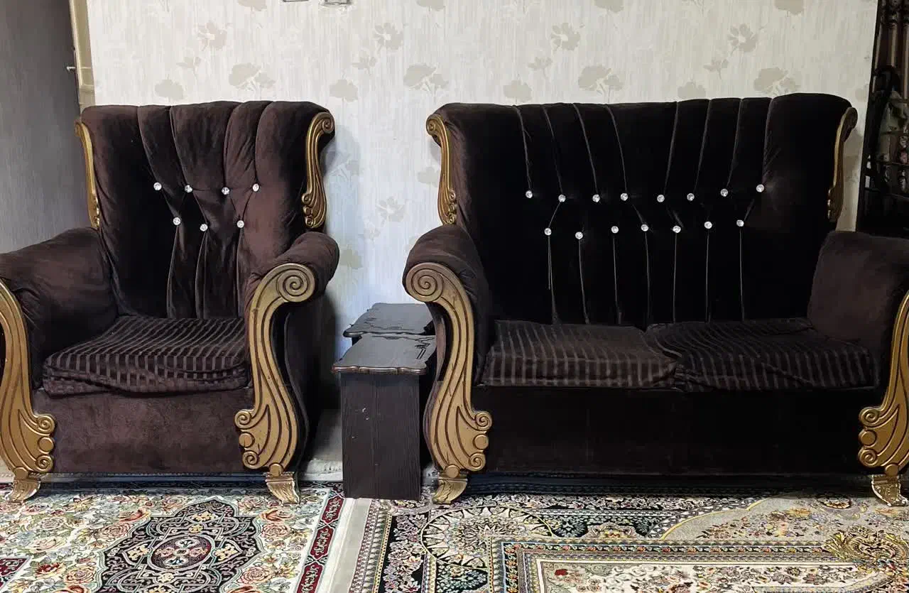 مبلمان ۷نفره فروش فوری|مبلمان خانگی و میز عسلی|قائم‌شهر, |دیوار