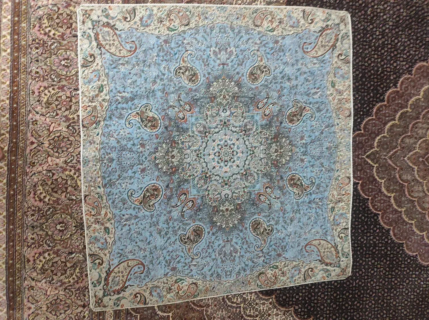 فروش 6عدد ترمه برای رو پشتی و رومیزی|پرده، رانر، رومیزی|تهران, امیریه|دیوار