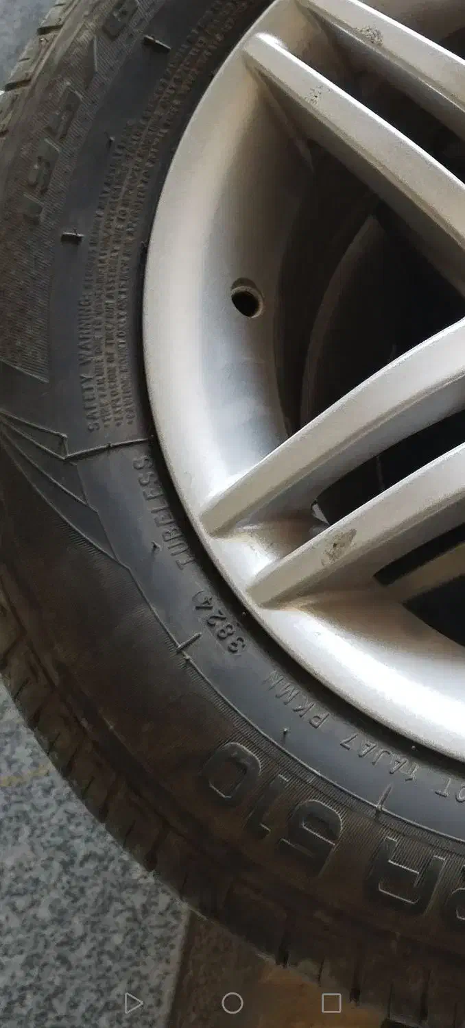 چهار حلقه لاستیک چینی در حد نو با رینگ|قطعات یدکی و لوازم جانبی|زرین دشت (فارس), |دیوار