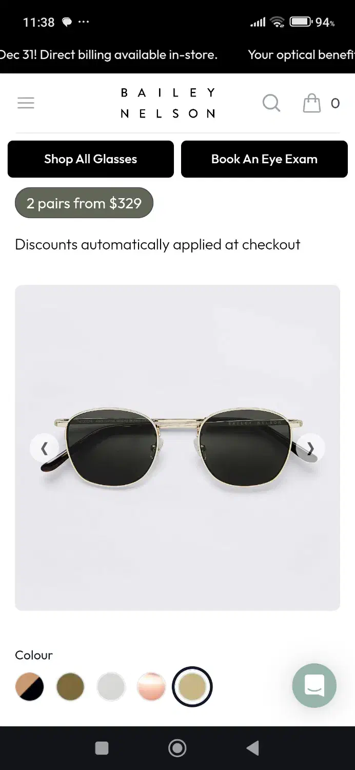 عینک Bailey Nelson|زیورآلات و اکسسوری|تهران, والفجر|دیوار