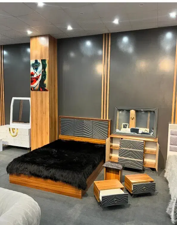 سرویس خواب به همراه تشک درحد نو|تخت و سرویس خواب|پرند, فاز ۵|دیوار