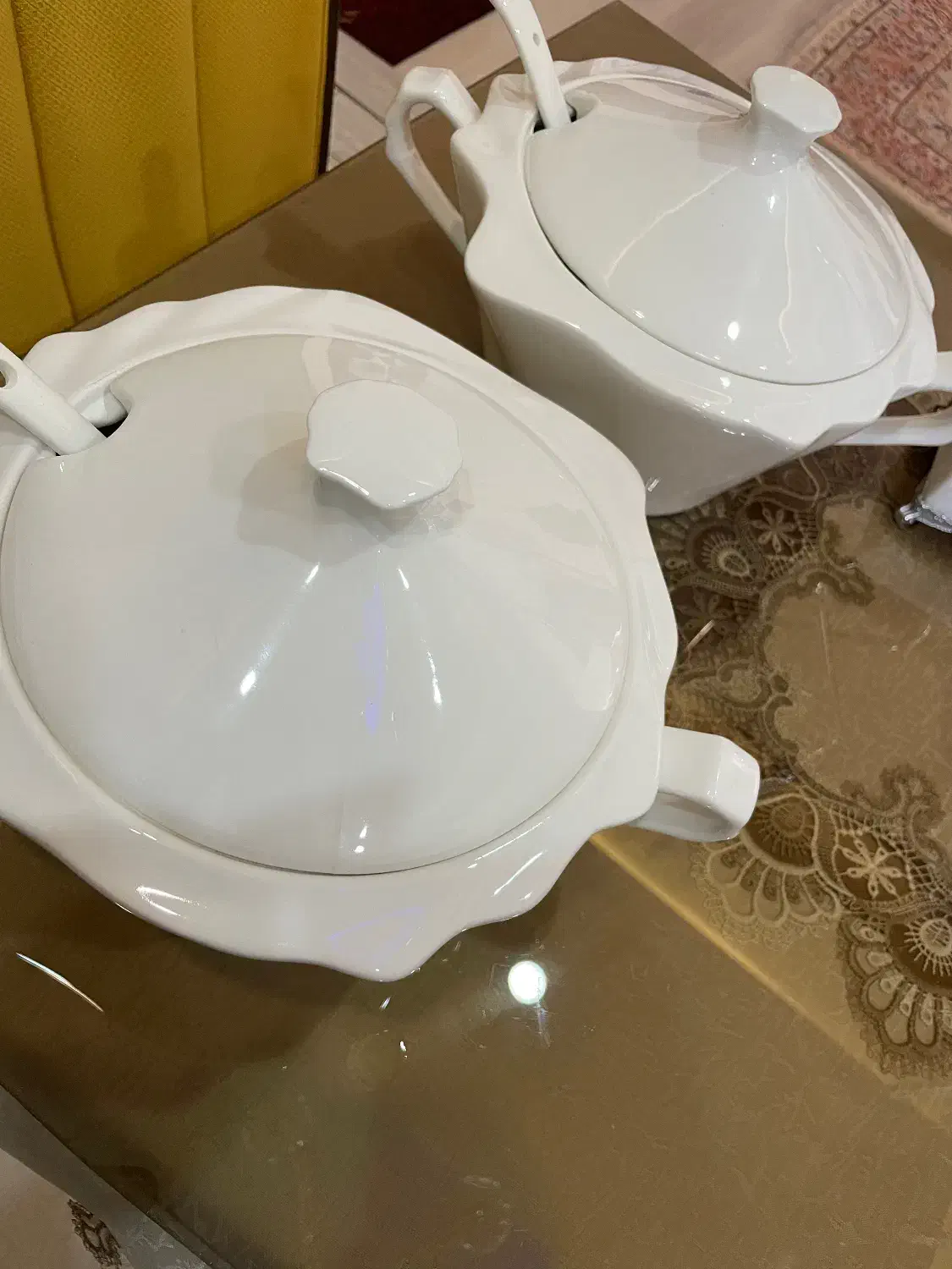 سوپ خوری دو عدد|ظروف سرو و پذیرایی|میانه, |دیوار