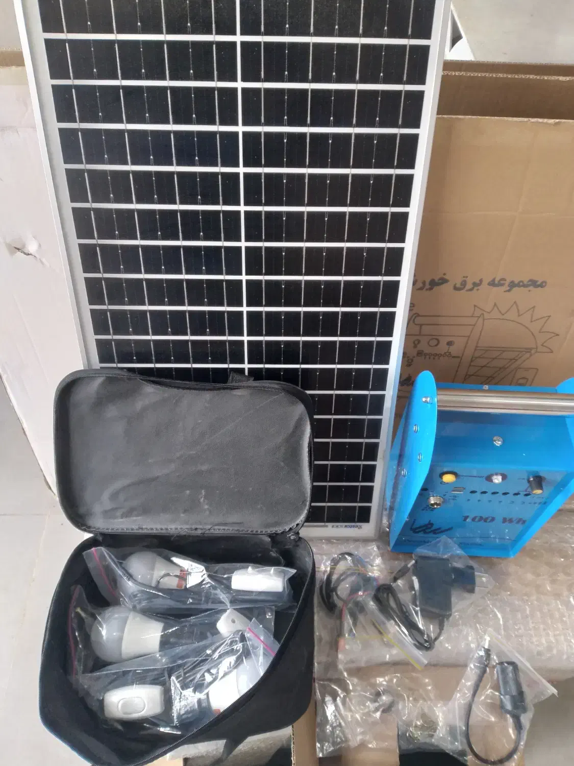 پکیج برق اضطراری روشنایی و شارژر خورشیدی رساما|عمدهفروشی|رشت, لاکان شهر|دیوار