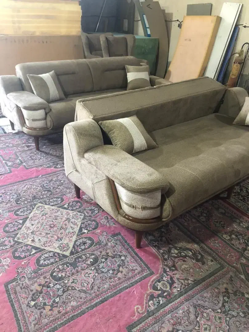 مبل راحتی بارسلون تدی هشت نفره لوکس|مبلمان خانگی و میز عسلی|رباطکریم, رباطکریم|دیوار