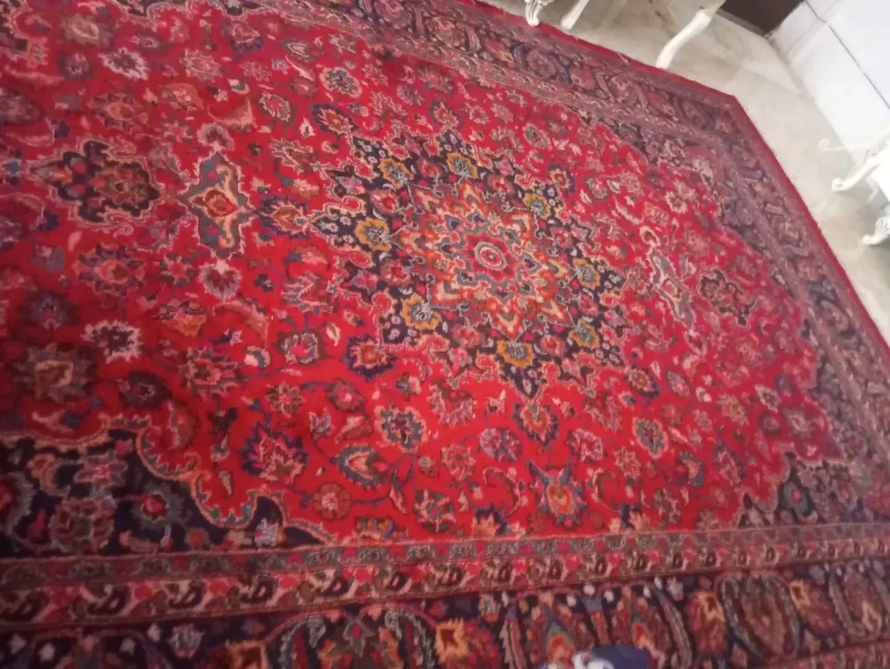 فرش دستباف 9 مدرن تمیز و سالم|فرش|سمنان, |دیوار