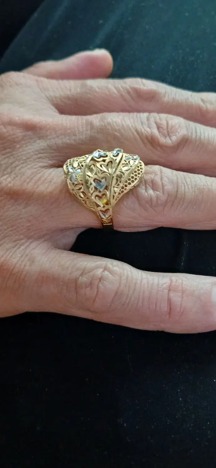 طلا//انگشتر نو|جواهرات|نهاوند, |دیوار