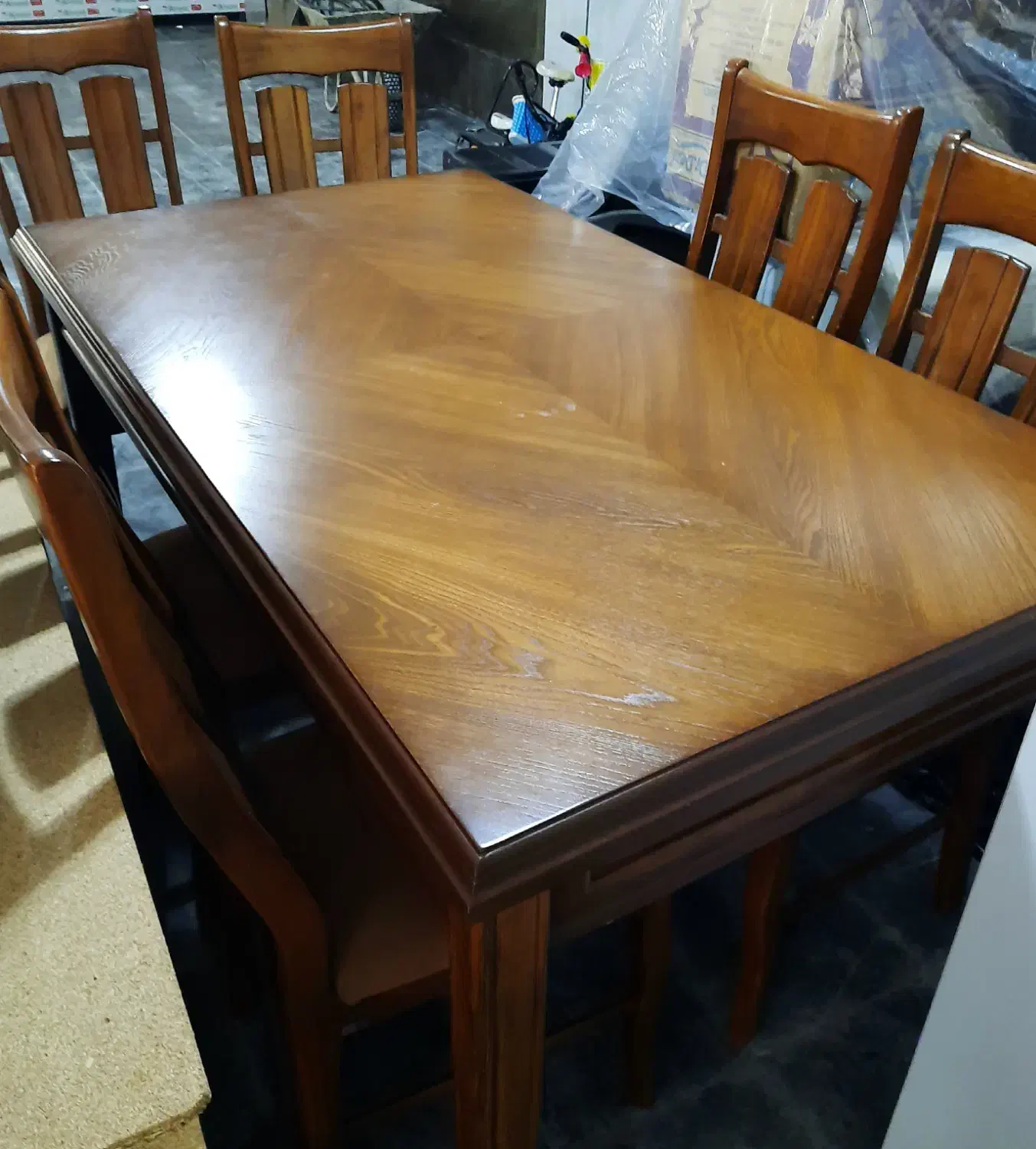 میز غذاخوری 6نفره|میز و صندلی غذاخوری|اردبیل, |دیوار