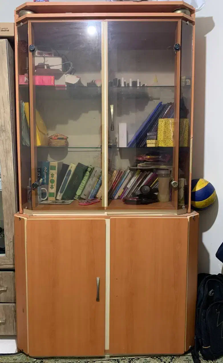 کمد شیشه|بوفه، ویترین، کنسول|ساری, |دیوار