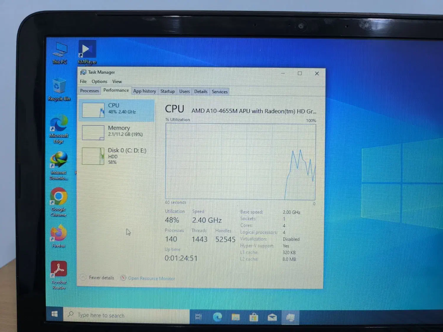 لپ تاپ اچ پی با سی پی یو معادل i7 و رم ۱۲|رایانه همراه|شیراز, زرهی|دیوار