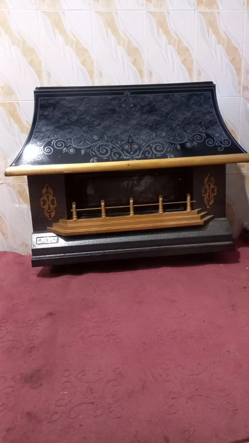 بخاری گازی شومینه کاملا سالم|بخاری، هیتر، شومینه|تبریز, |دیوار