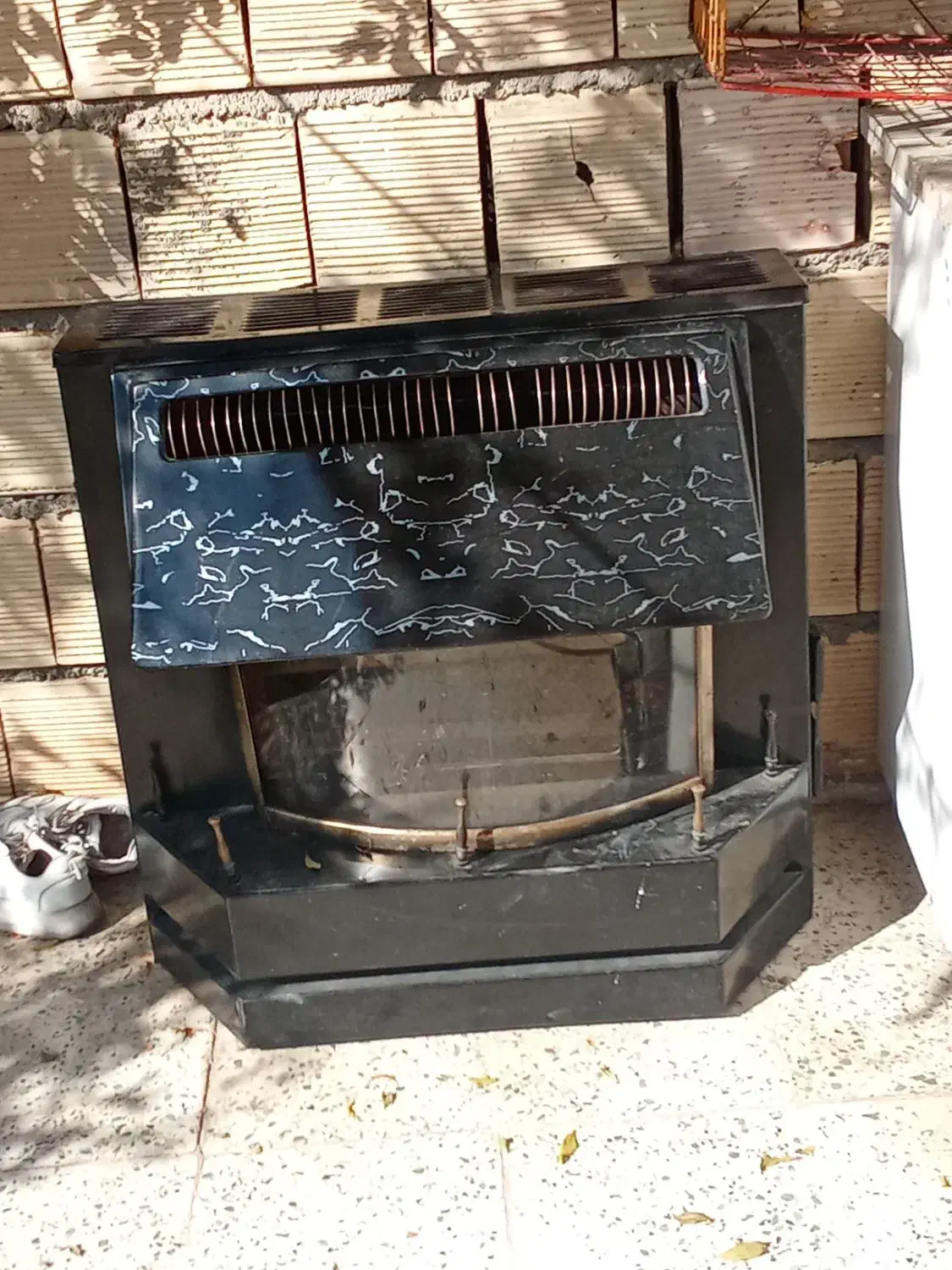 بخاری طرح شومینه|بخاری، هیتر، شومینه|آشخانه, |دیوار