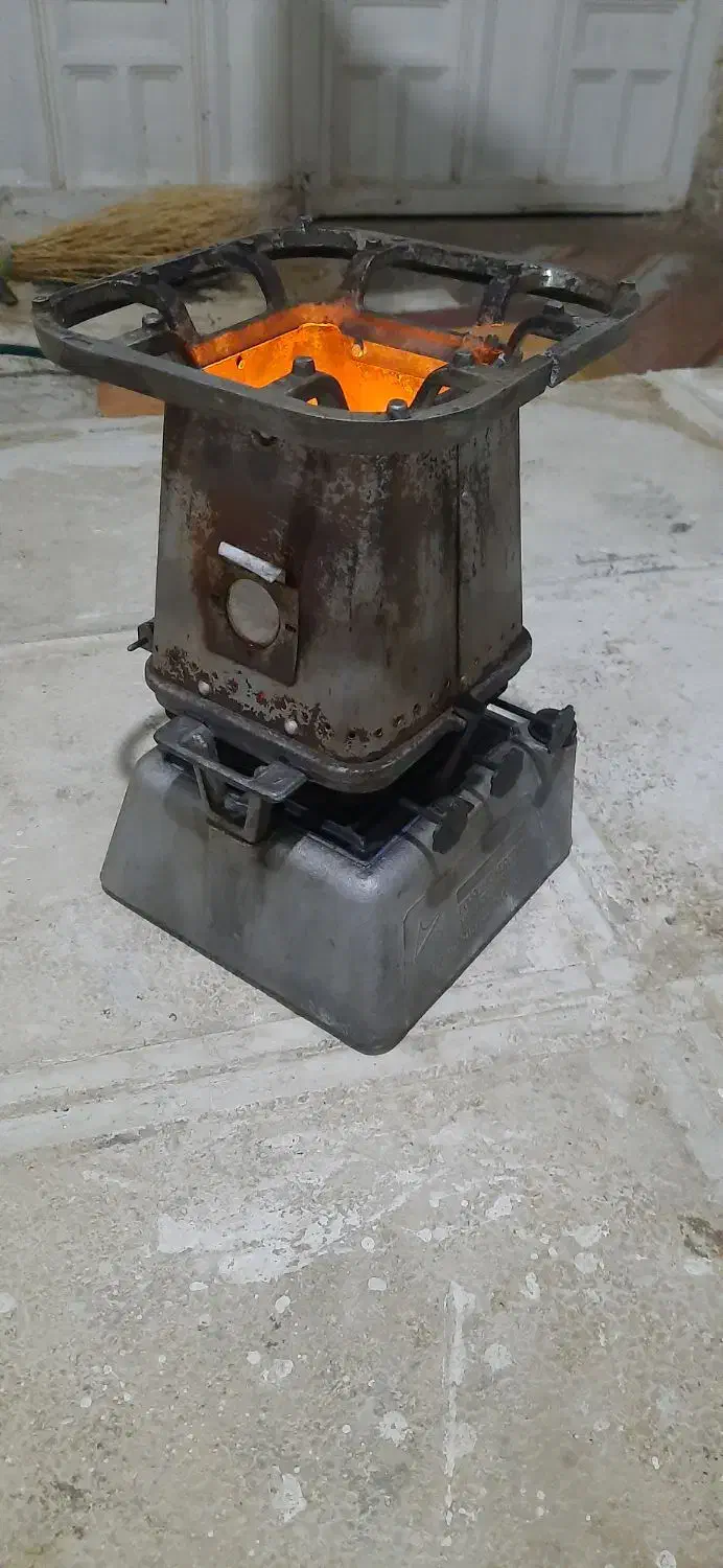 چراغ سه فتیله قدیمی|بخاری، هیتر، شومینه|کرمانشاه, |دیوار