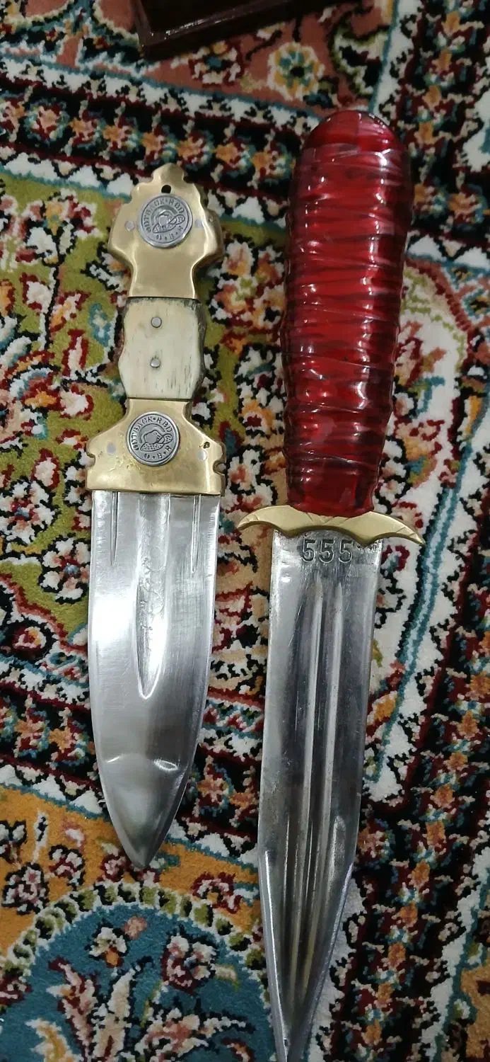 چاقو قدیمی دسته استخوان|کوهنوردی و کمپینگ|مشهد, کوی المهدی|دیوار