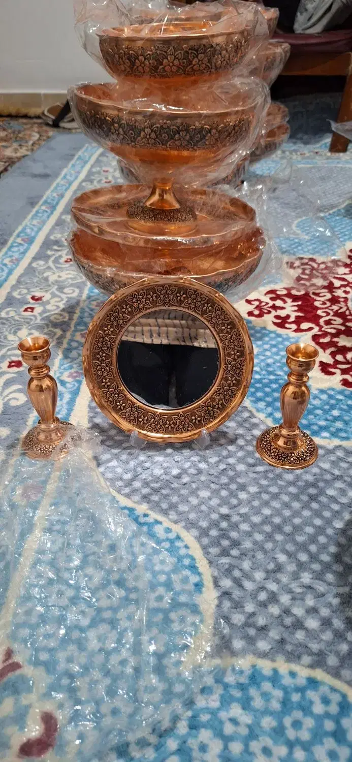 ظروف مس|صنایع دستی و سایر لوازم تزئینی|راین, |دیوار