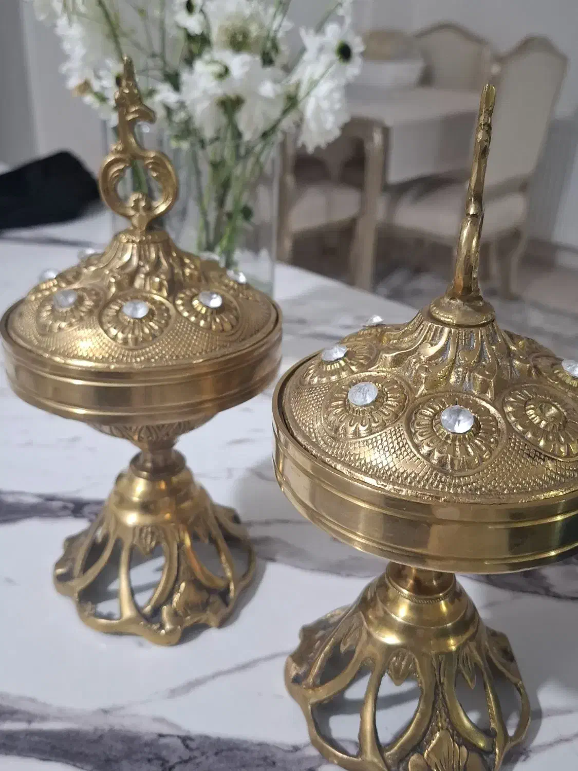 شکلات خوری برنجی|ظروف سرو و پذیرایی|رباطکریم, نصیرشهر|دیوار