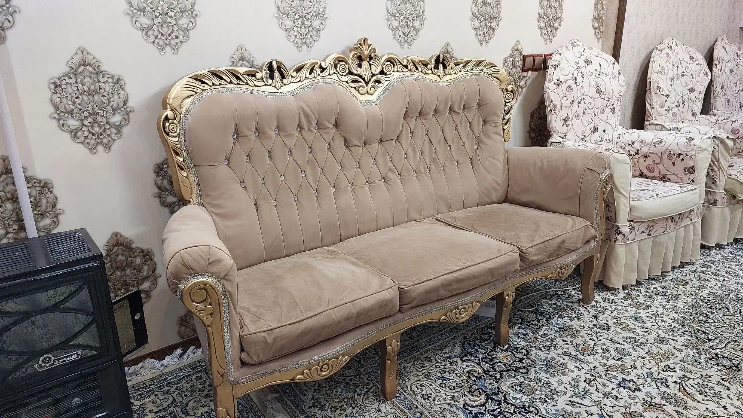 مبل سلطنتی|مبلمان خانگی و میز عسلی|قم, خاکفرج|دیوار