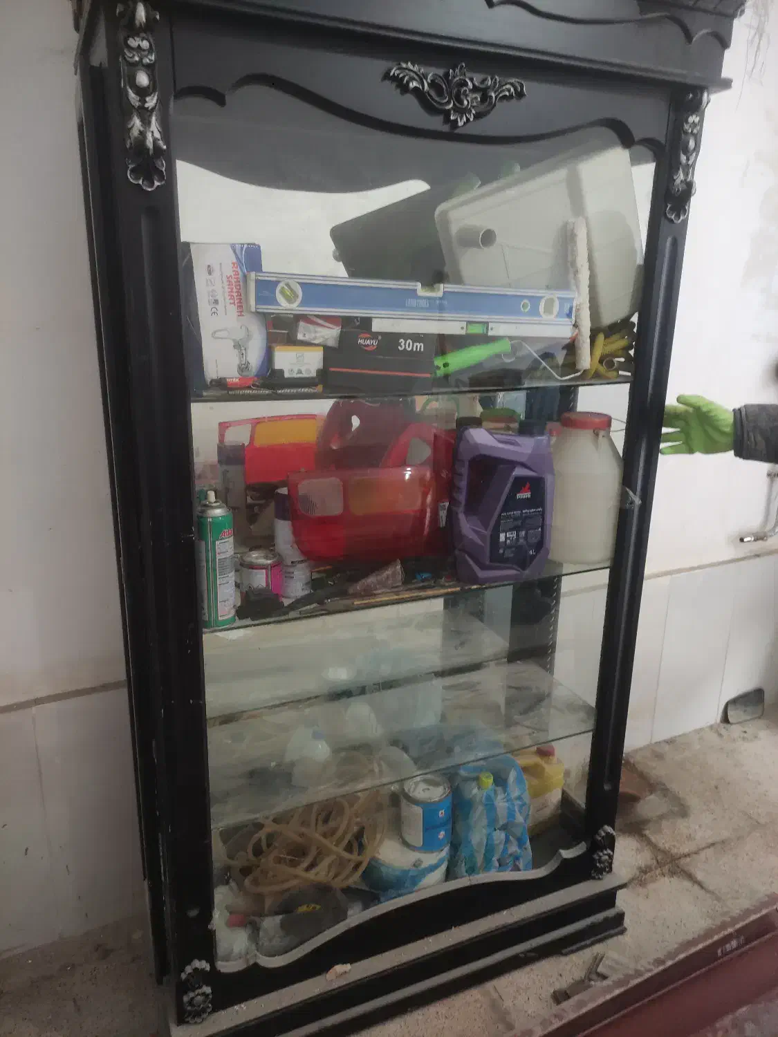 کمد بوفه|کتابخانه، شلف، قفسه‌های دیواری|ارومیه, |دیوار