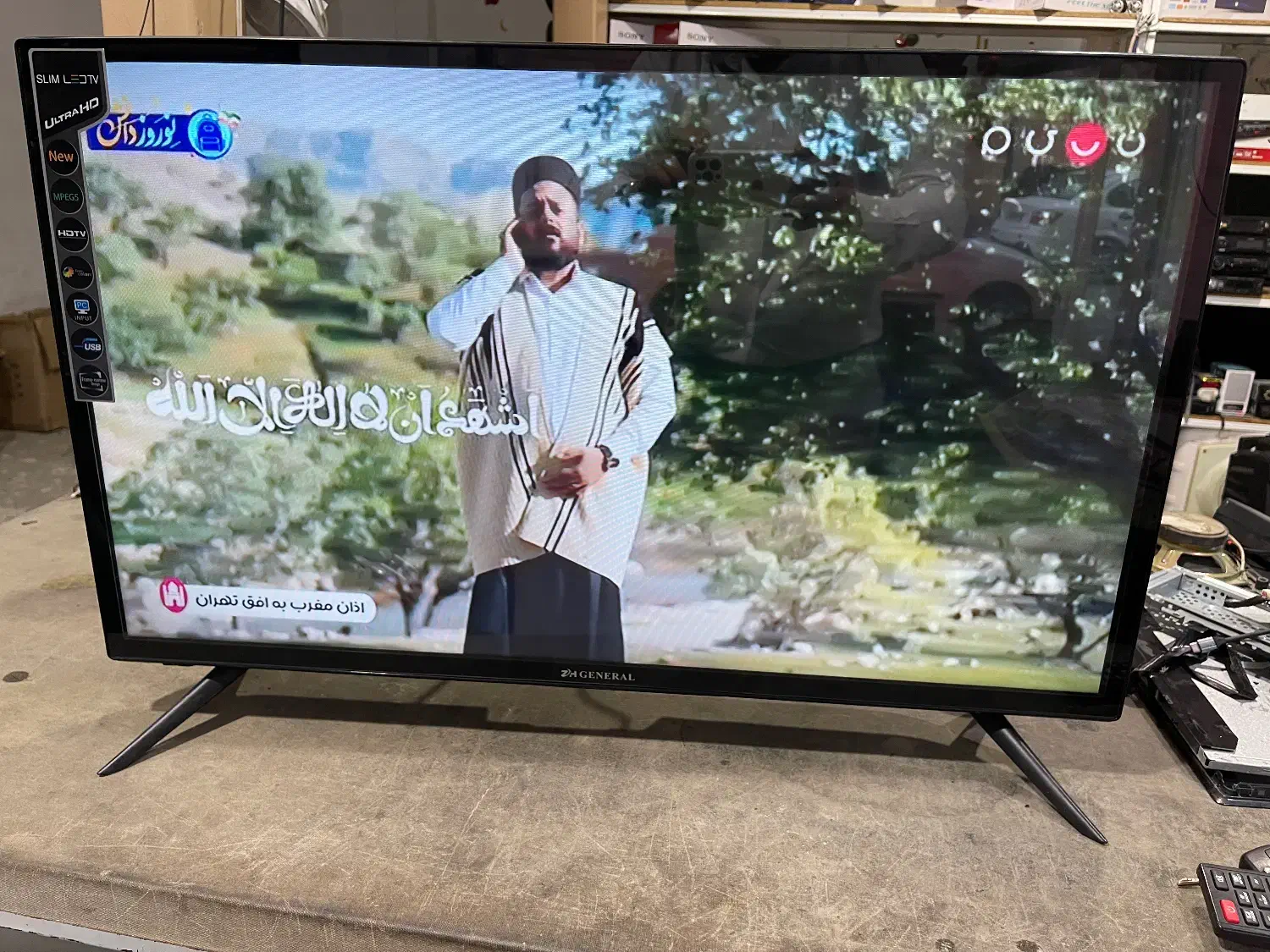 تلویزیون ۳۲ اینچ، اسمارت دیجیتال دار فول جنرال LED|تلویزیون و پروژکتور|پیرانشهر, |دیوار