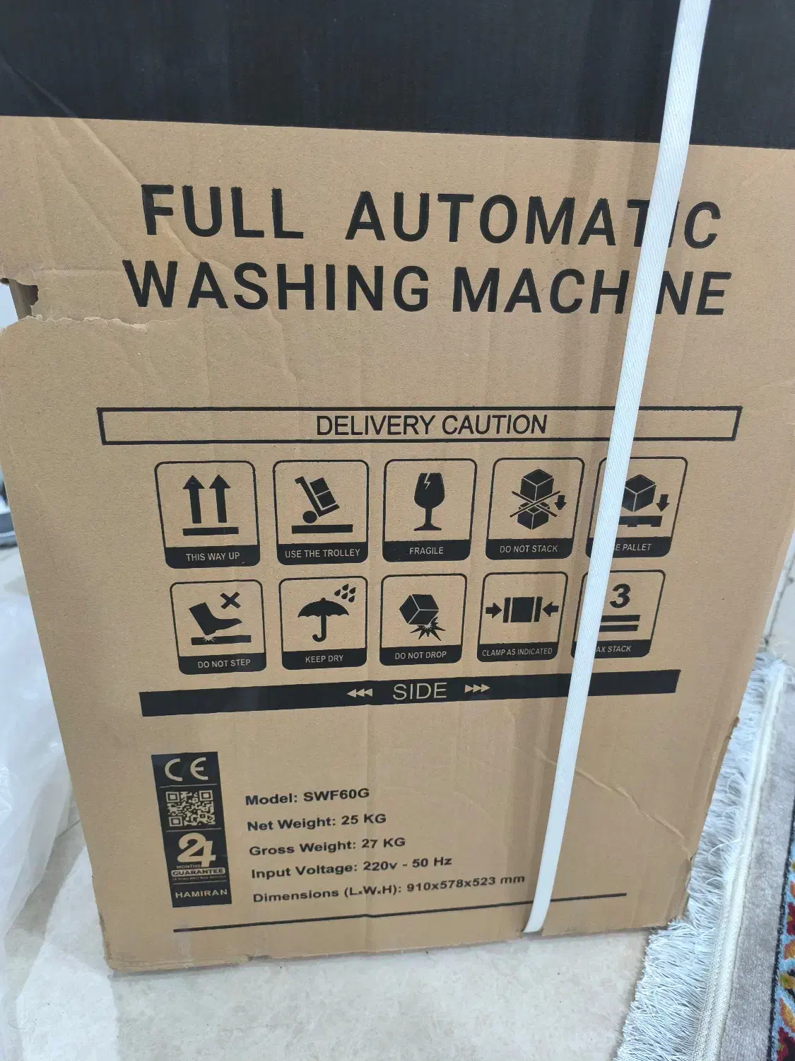 ماشین لباسشویی فریدولین 6 کیلویی تمام اتوماتیک|ماشین لباسشویی و خشک‌کن لباس|آران و بیدگل, |دیوار