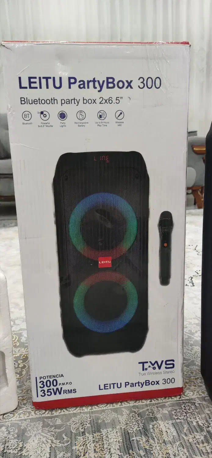 اسپیکر Leitu party box 300 درحد آک|سیستم صوتی خانگی|قم, نیروگاه|دیوار