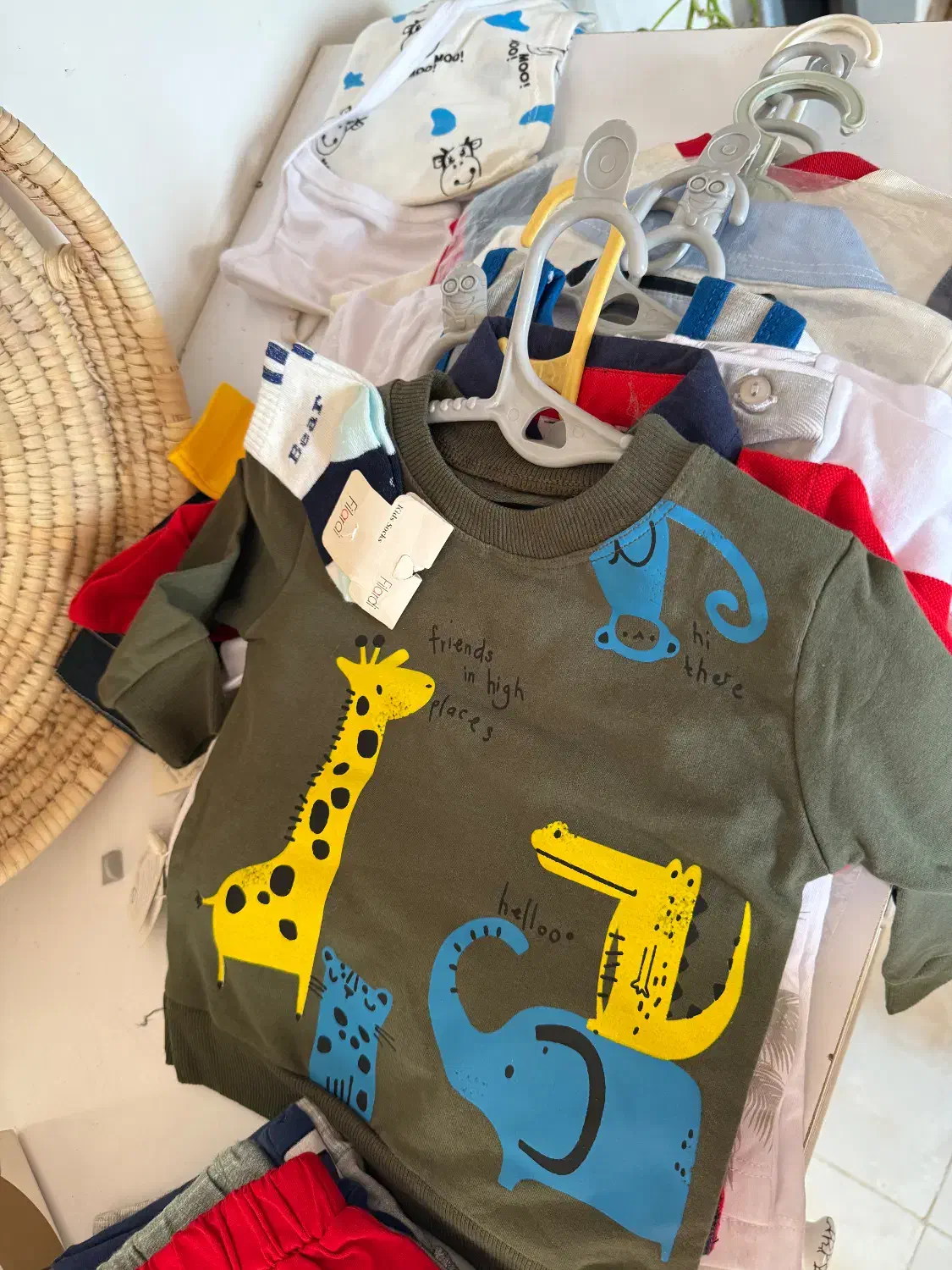 لباس نوزادی پسرانه|کفش و لباس بچه|لنگرود, |دیوار