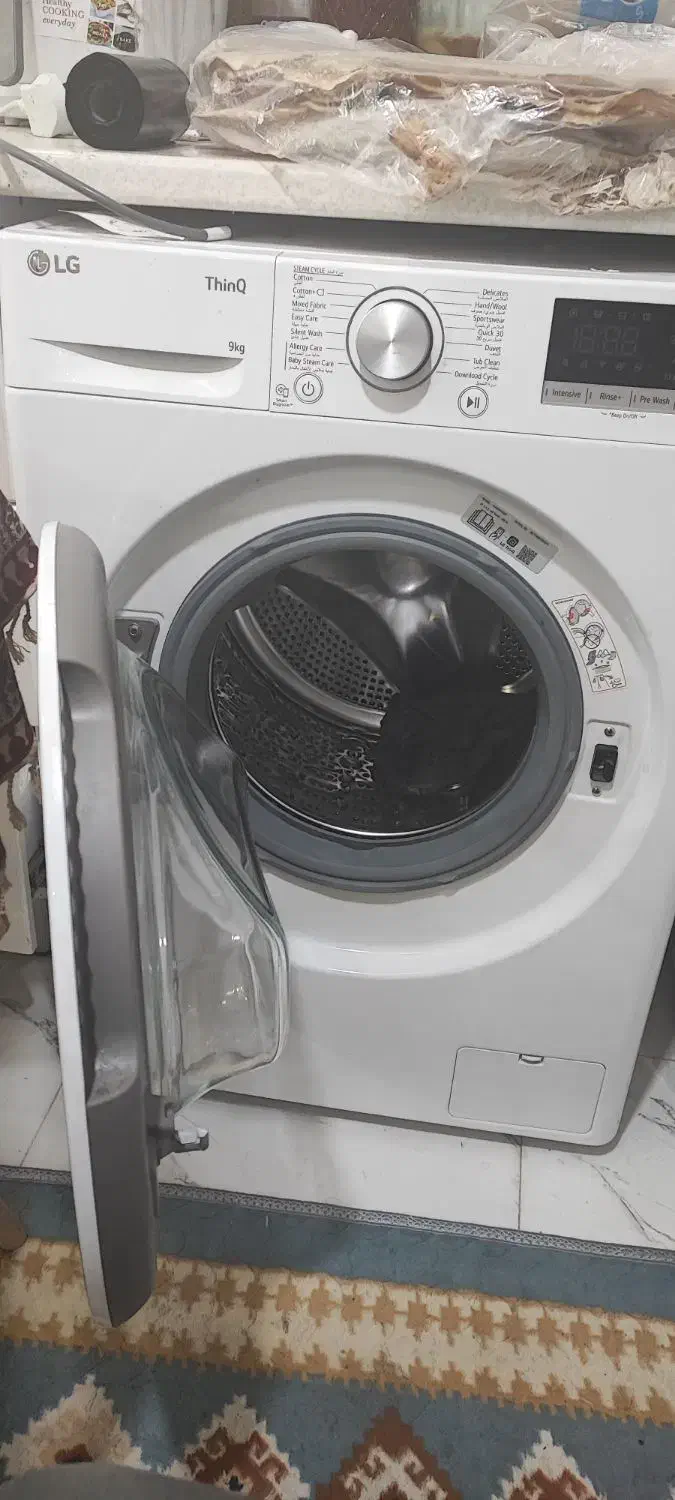 ماشین لباسشویی ال جی - LG|ماشین لباسشویی و خشک‌کن لباس|شیراز, ریشمک|دیوار
